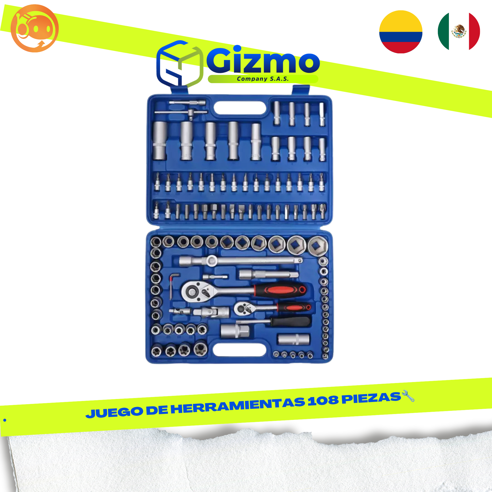Set de herramientas 108pz